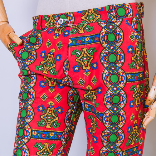 Bermuda vintage rouge