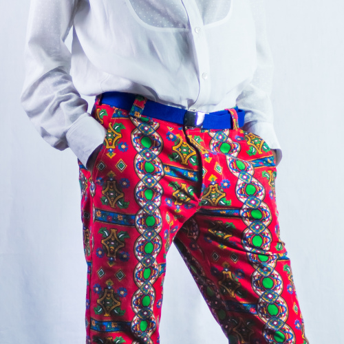 Pantalon "Vintage Rouge"